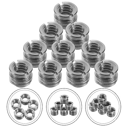 Image of 10Pcs Tripod Screw Adapter to Thread Converter for Microphone Stands Dslrs Video Light Stands Durable and Versatile Equipment Accessory