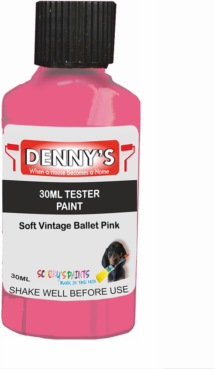 Premium Interior Wall & Ceiling Emulsion Paint – Soft Vintage Ballet Pink – Rich Matt Finish, Durable & Washable, Low Odour, Ideal for Living Rooms, Bedrooms & Hallways (30ML Tester Bottle)