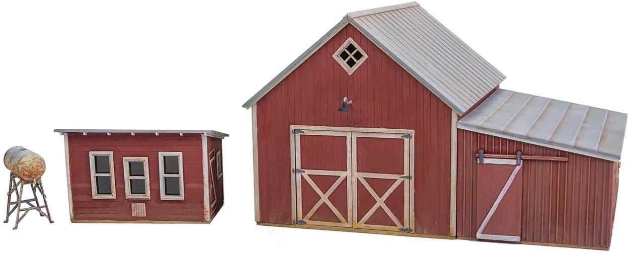 Walthers Cornerstone HO Scale Building/Structure Kit Chicken Coop and Sheds