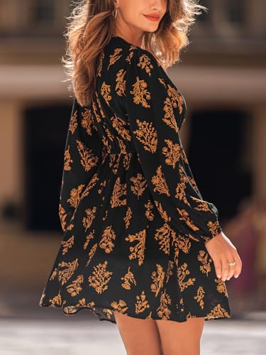 Robe d'automne fluide idéale pour vos sorties en terrasse - 3