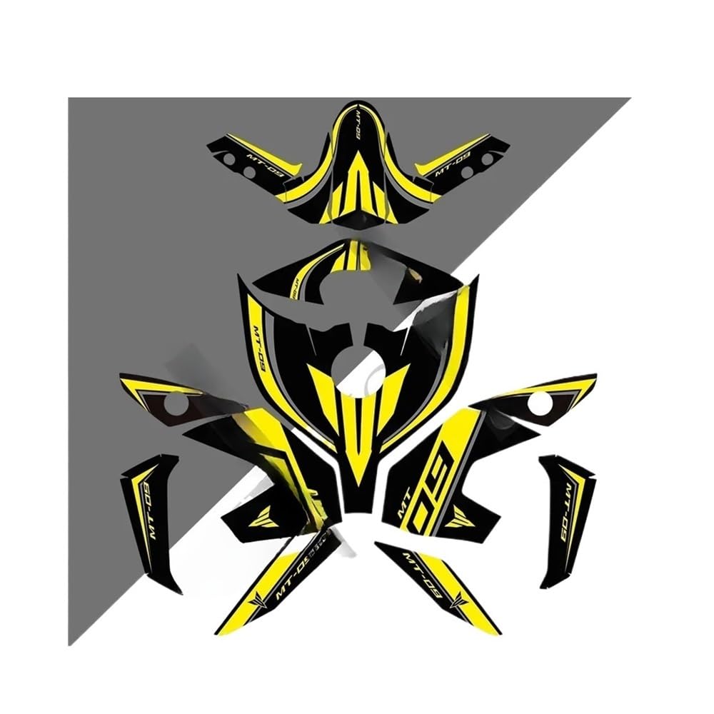 Gklyur N Motorcycle Fuel Tank Sticker Tank Pad Protector For Mt09 Mt Fz 09 2016 2017 2018 2019 2020 Stickers Fairing Motorcycle Knee Decal