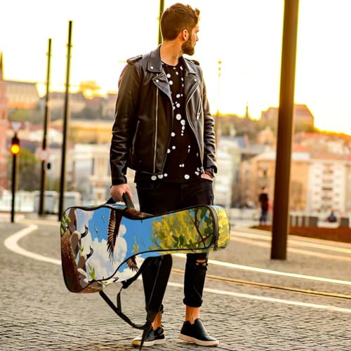 Sac pour guitare acoustique 101 104 106 cm housse imperméable multipoche - 6