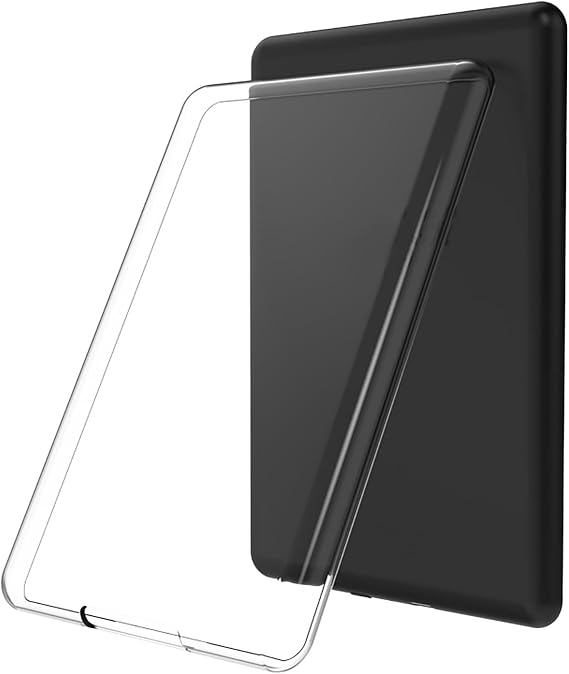 Clear Case for Kindle Paperwhite 12th Generation (2024 Release) and Kindle Colorsoft Signature Edition, Ultra Thin Soft TPU Clear Case, Lightweight Anti-Scratch Back Cover