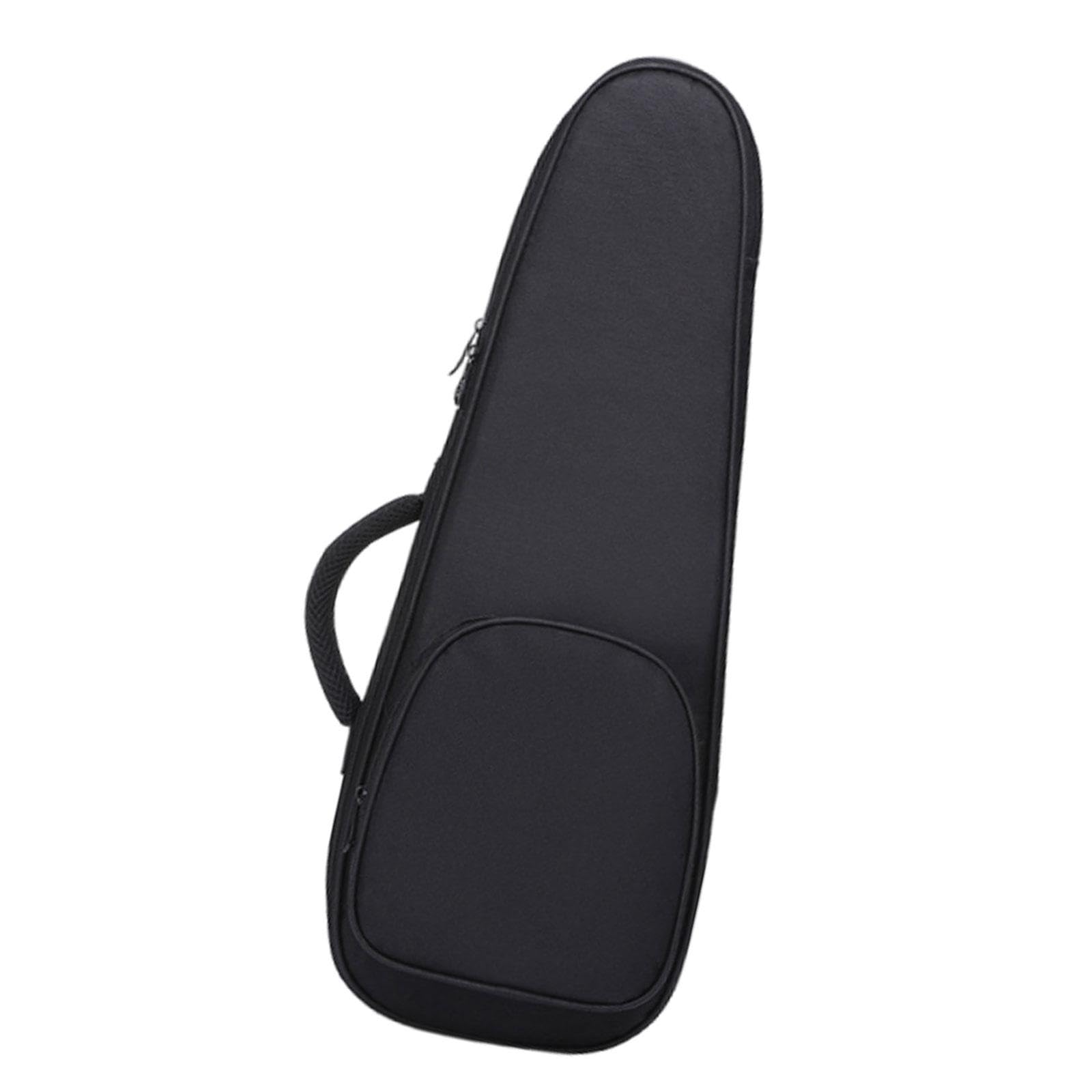 Ukulele Tasche mit Schulterriemen Oxford Stoff Stoßdämpfend Wasserfest Polsterung für Instrumentenschutz für Geschenkaufbewahrung Reise Alltag, Schwarz