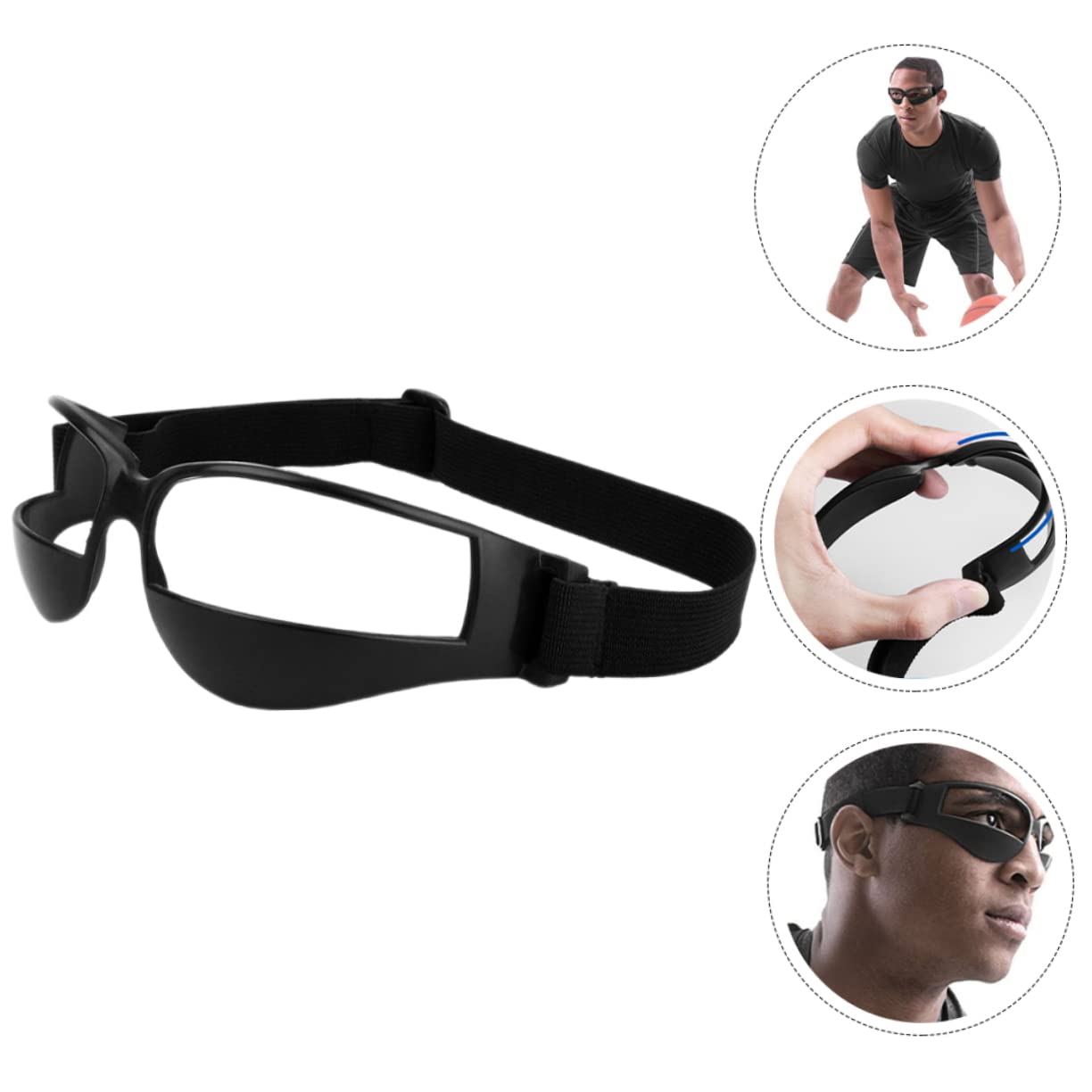 Kisangel 5piezas Gafas De Entrenamiento De Baloncesto Ajustables Para Driblar Equipamiento Deportivo Para Jugadores Edades Protección y Comodidad Cada Movimiento