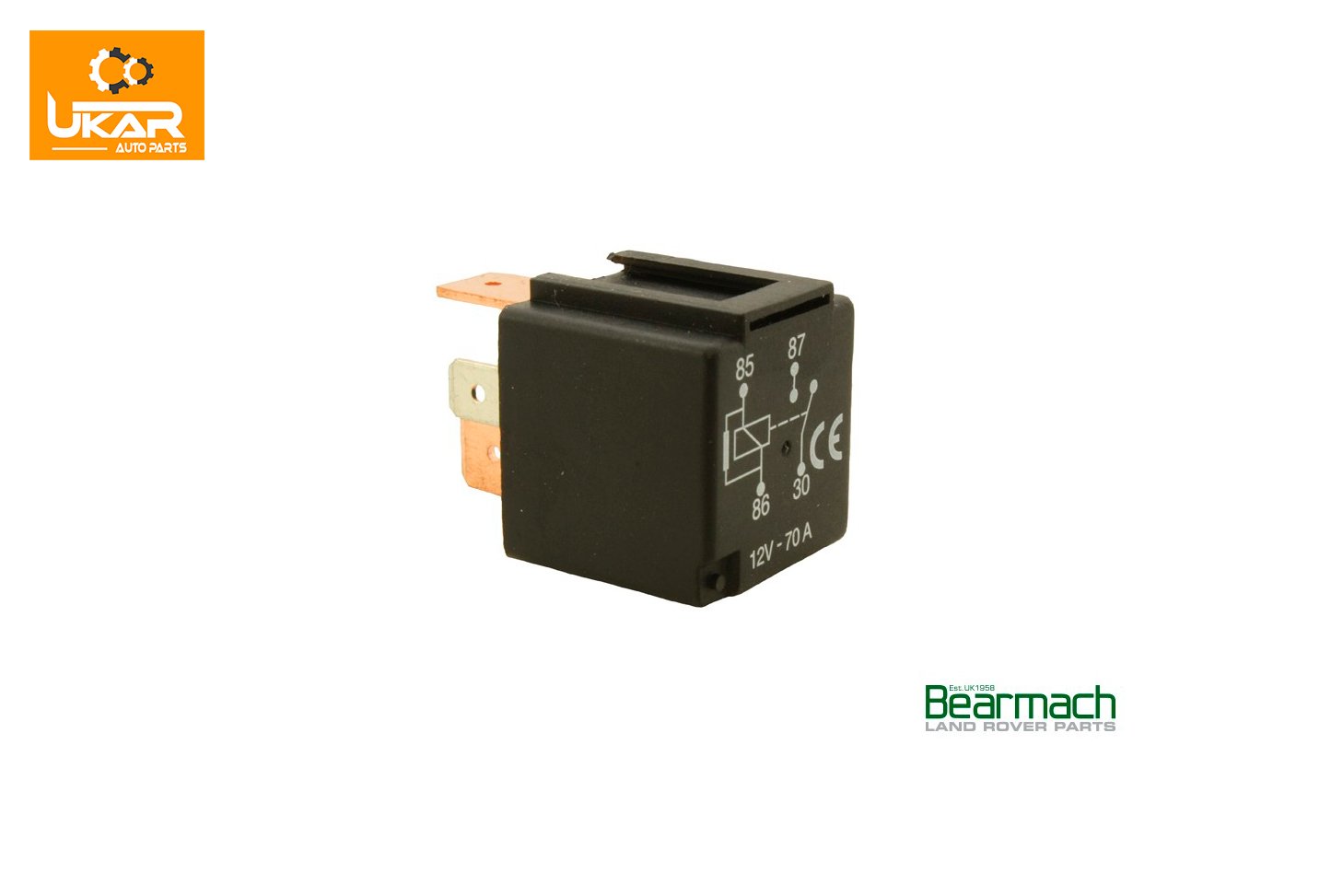 Land Rover Freelander 2 L359 Relay, Black 70 Amp Various Use Part# YWB500220