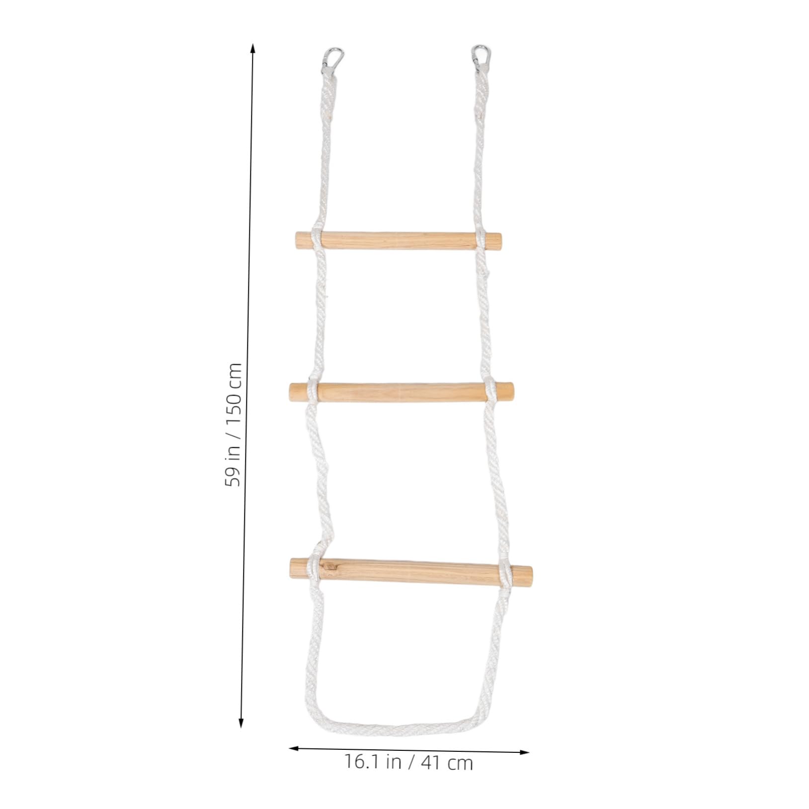 MERRYHAPY Rope Ladder for Boys and Girls Bunk Bed Access Climbing Rope for Indoor Play and Training