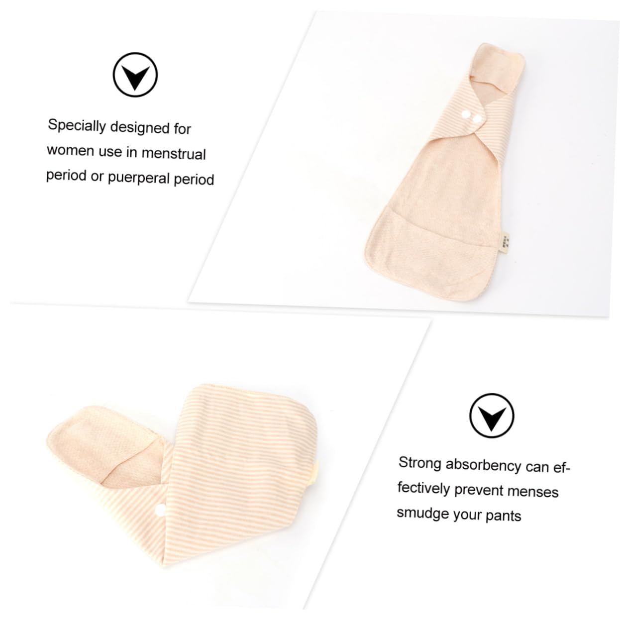 Healvian 4 Stück Waschbar Wasser Aufnehmen Duftverstärker Für Wäsche Inkontinenzeinlagen Menstruationsbinden Aus Stoff Zeitraum Pad Reinigungstücher Slipeinlage Mutter Innerer Kern Tragbar