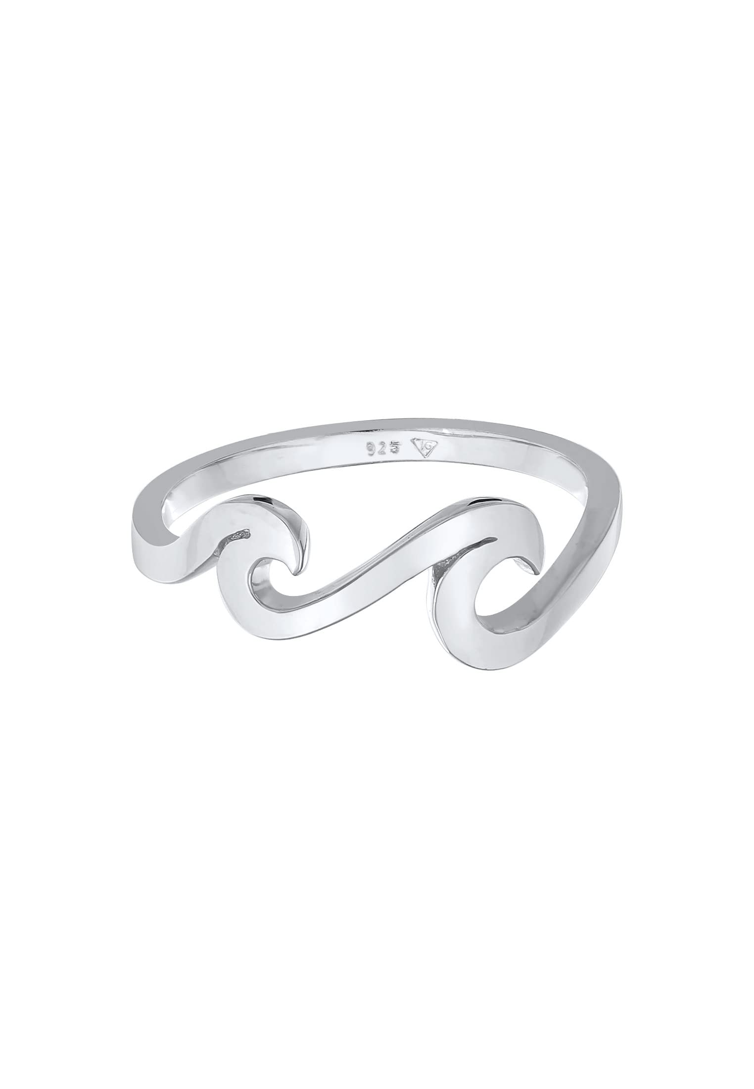Elli Ring Damen Wellen Maritim Basic 925 Silber