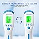 Berrcom Fieberthermometer Kontaktlos Stirnthermometer für Babys and Adults Infrarot Digitales Thermometer mit sofort Ablesung, 3 Farben Fieberalarm, °C/°F Schalter
