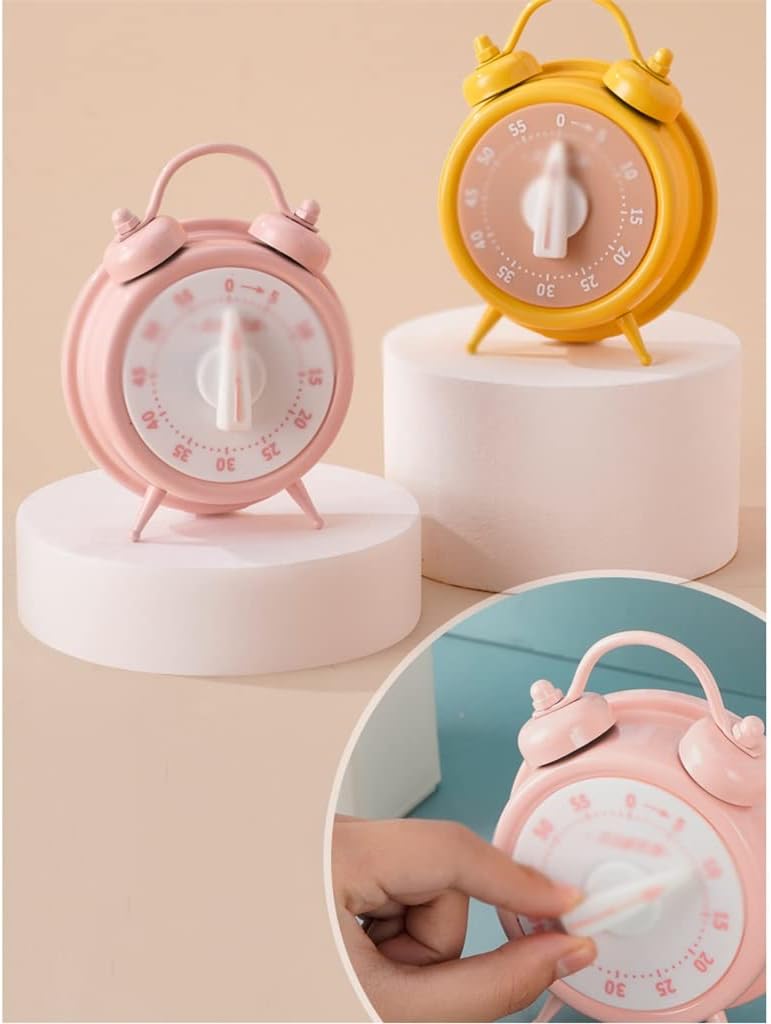 Timer Time Manager Reminder Mechanical Kitchen Timer Countdown Alarm Clock (Color : D, Size