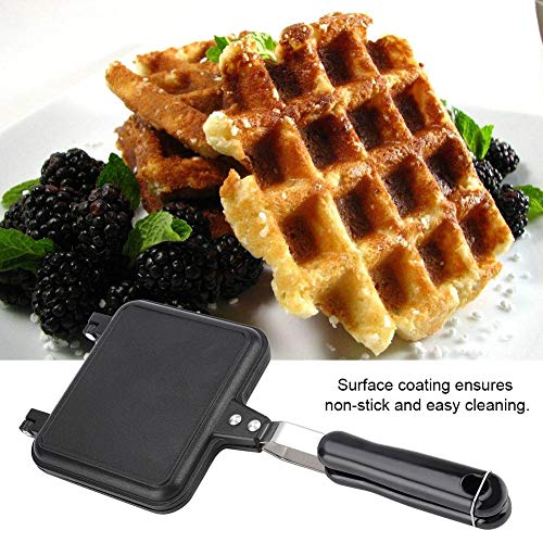 Waffelbackform Aluminiumlegierung Haushaltsküche Gas Antihaft-Waffeleisen Pfannenform Kochbackwerkzeug – Bild 3