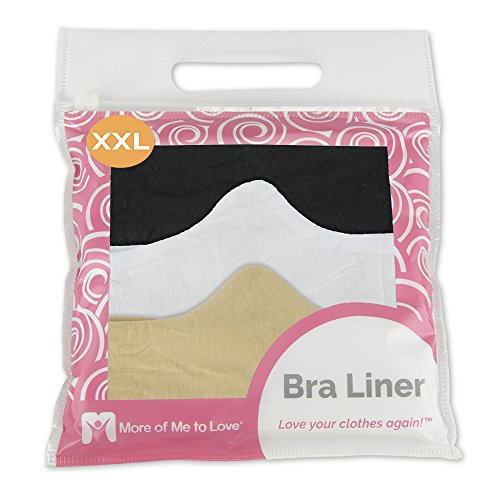 More Of Me To Love Moisture Wicking Bra Liners: (Pack Of 3) Size Xxl, Beige #TOP5