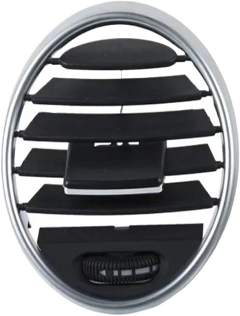 Car Central Dashboard Vent Grille Panel Cover Fit for Benz Air Conditioning Outlet Grille Accessories(Black Middle)