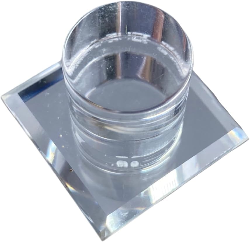 Clear Acrylic Stick-On Mirror Knob
