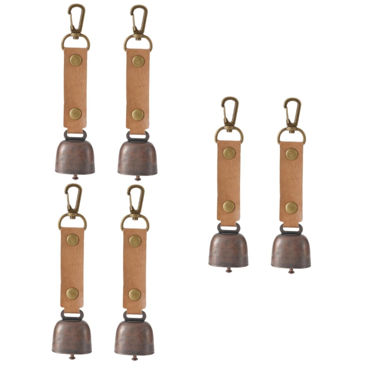 Cloche de camping extérieur grelot anti-perte rando lot de 6