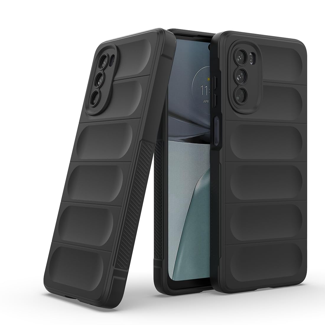Casotec Back Cover for Motorola Moto G62 5G| Full Camera Protection | Liquid Silicon Case | Flexible Bumper Case for Motorola Moto G62 5G (Black) (B0CD7Y2XPM) Amazon Price History, Amazon Price Tracker