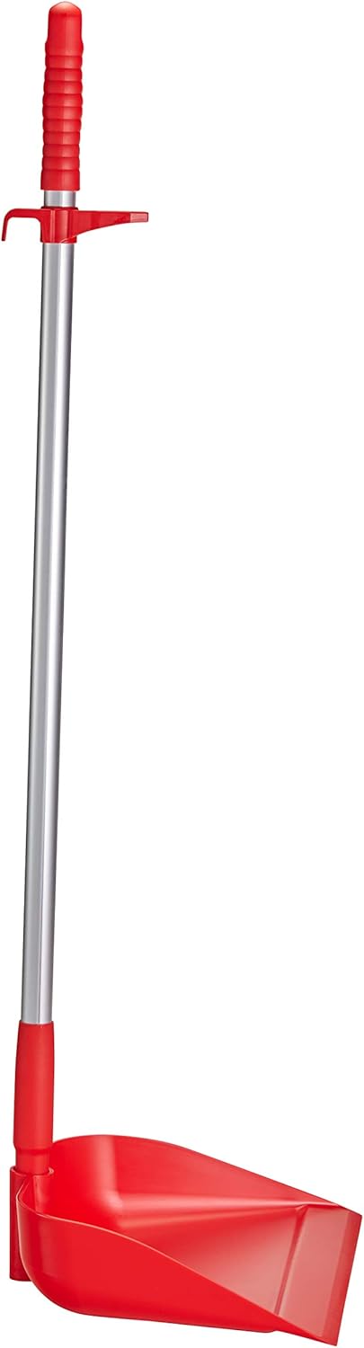 Vikan 56624 Upright Lobby Dustpan, Red