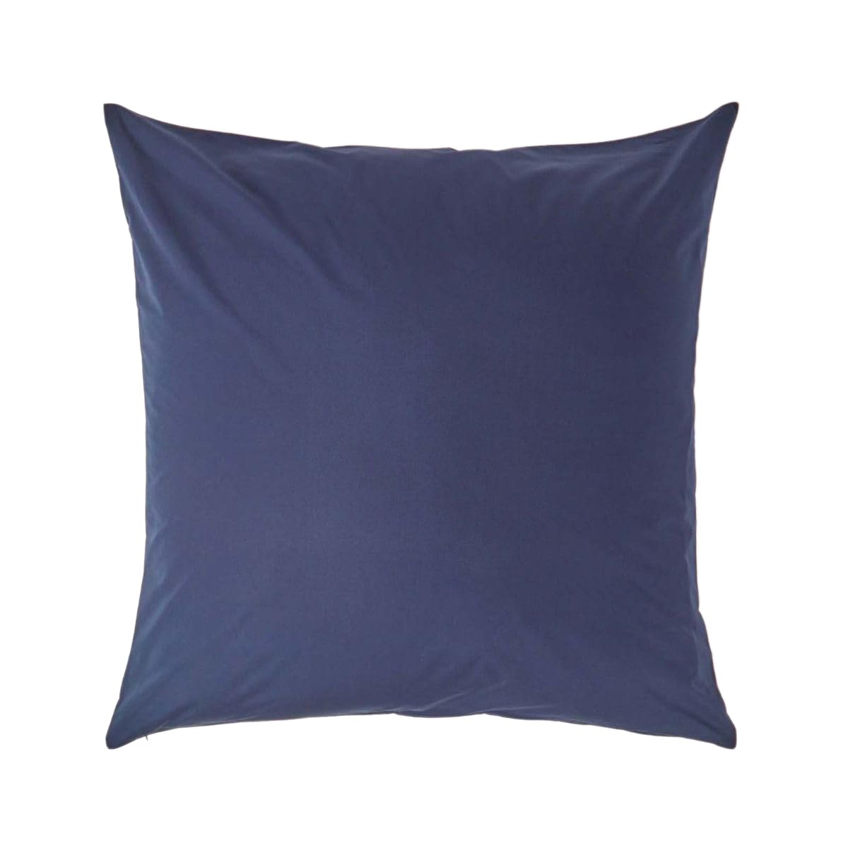 Homescapes Navy Blue Pure Egyptian Cotton Euro Size Pillowcase 40 X 40 Cm 200 Tc 400 Thread Count Percale Equivalent Pillow Case With Zip