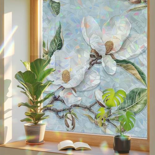 Vinilo Decorativo para Ventana efecto Vitral 19.6x39.3 pulgadas miniatura 1