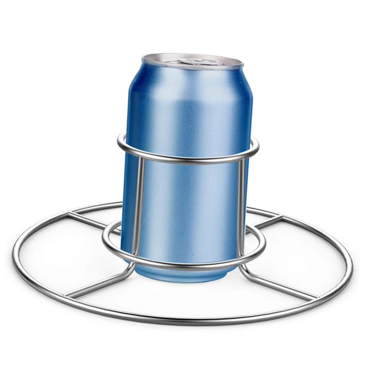 TOYANDONA 2pezzi Acciaio Inox per Pollo Supporto Rotondo per Birra Materiale di Design Stabile e Pratico per Barbecue Facile da Montare e Smontare