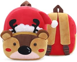 ZEXSAZONE Kids Plush Backpack Kids Velvet School Bag Plush Backpack Baby Girl Preschool Bags Ideal for Baby Boy & Girl Picnic Bags (2-5 Years)