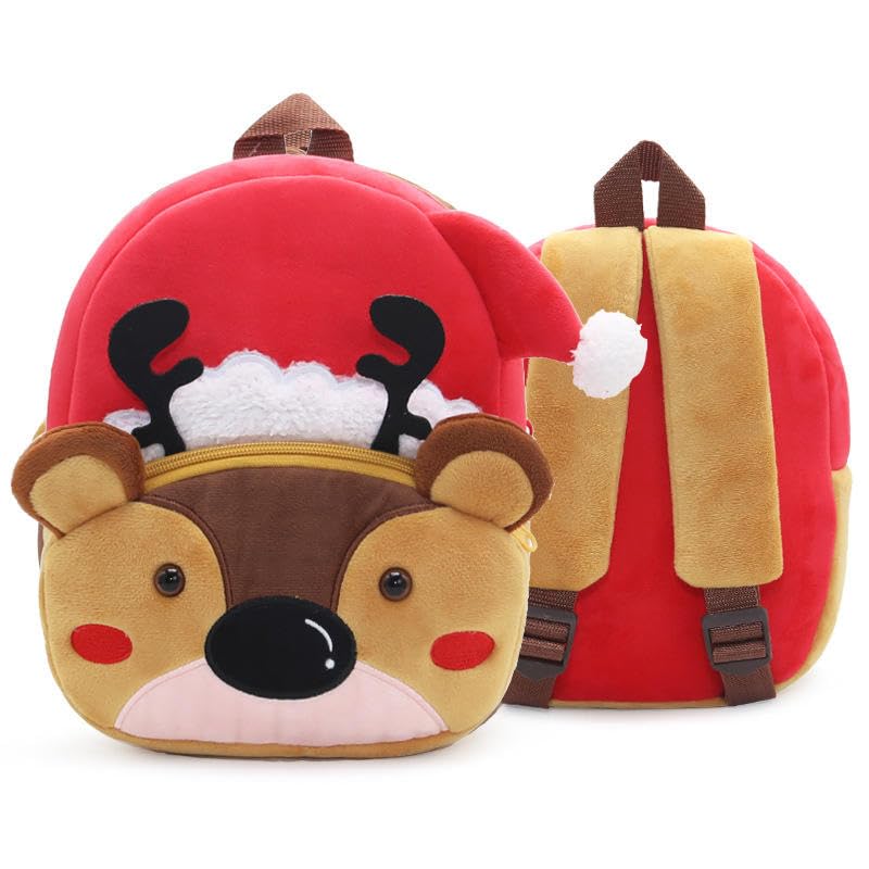 zexsazone Kids Plush Backpack Kids Velvet School Bag Plush Backpack Baby Girl Preschool Bags Ideal for Baby Boy & Girl Picnic Bags (2-5 Years)-picture-13
