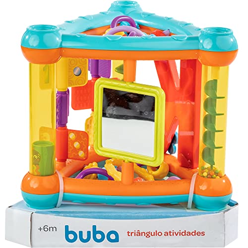 BUBA Triangulo Atividades, Colorido,Baby
