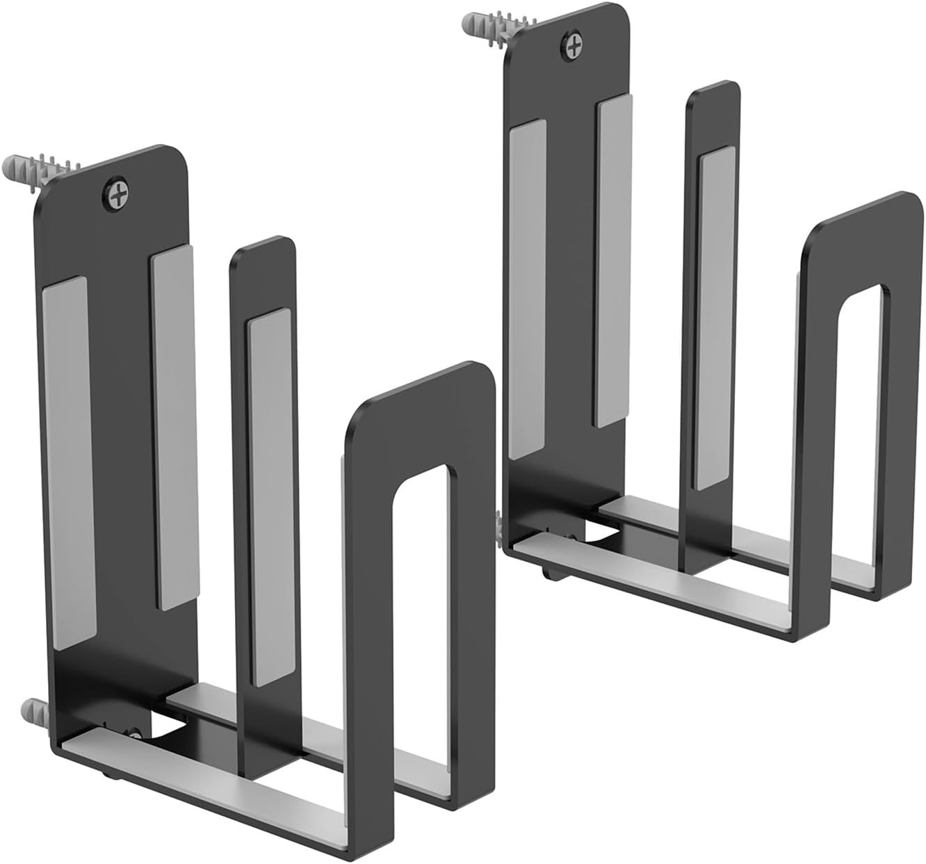 Metal Wall Mount Laptop and Electronic Device Holder Wall Mount Stand for Effective Organization