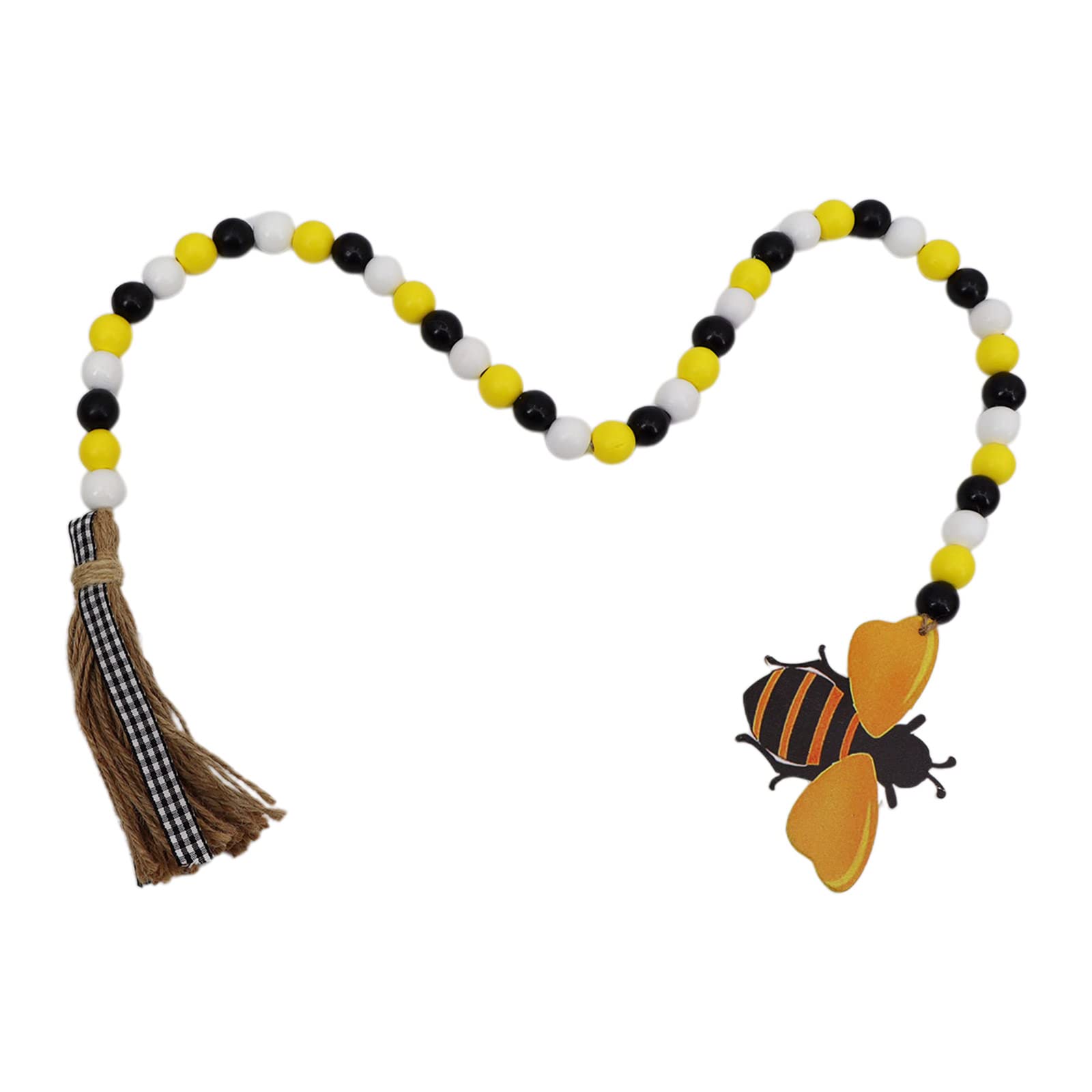 Kalttoy Girls Multicolor Honeycomb Wood Bead Garlands For Spring Party Bee Wood Bead Garland Decor Photo Props Gift Spring Party Christmas Decorations Ornaments For Home Living Room