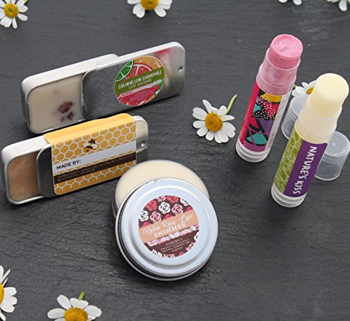 Deluxe Lip Balm Kit with Filling Tray, (77-Piece Set) For Making Your Very Own Clear & Colored DIY Lip Balms! | Includes Tubes, Bees Wax Pouch, 100% Pure Therapeutic Essential Oils & More - Thumbnail 5