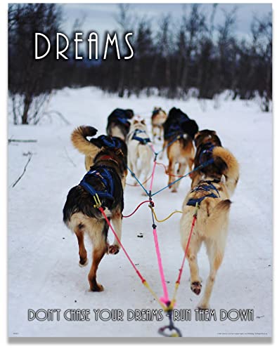 Apple Creek Husky Dog Sled Poster 11x14 Wall Art