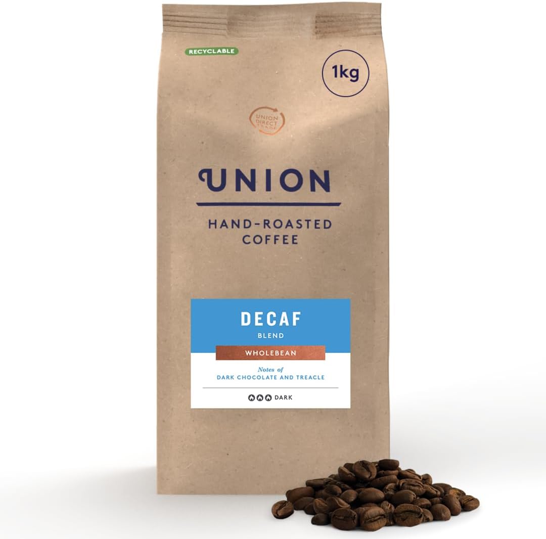 Union Coffee | Natural Process Decaf Coffee Beans | Pack of 1kg