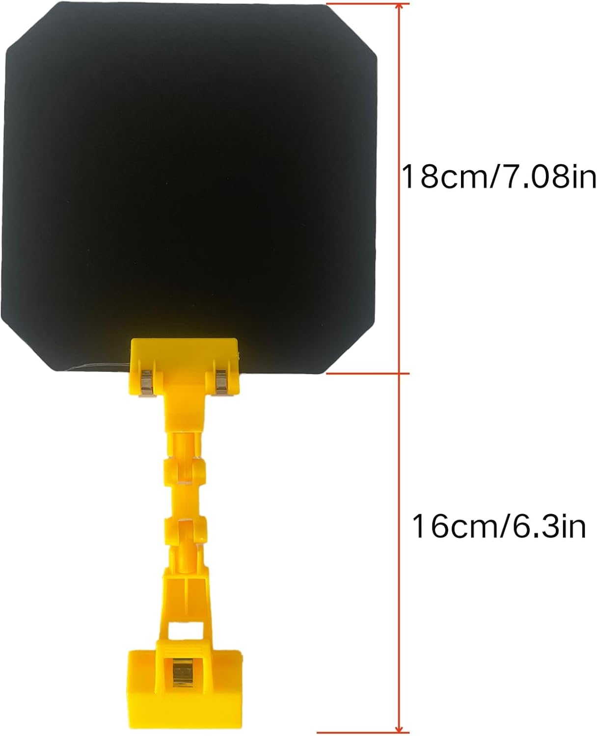 Portable Welding Shield,Welding Blackout Panel 7X13In,360°Adjustable Clip-On Welding Protecter Prevent Sparks and Debris,Yellow