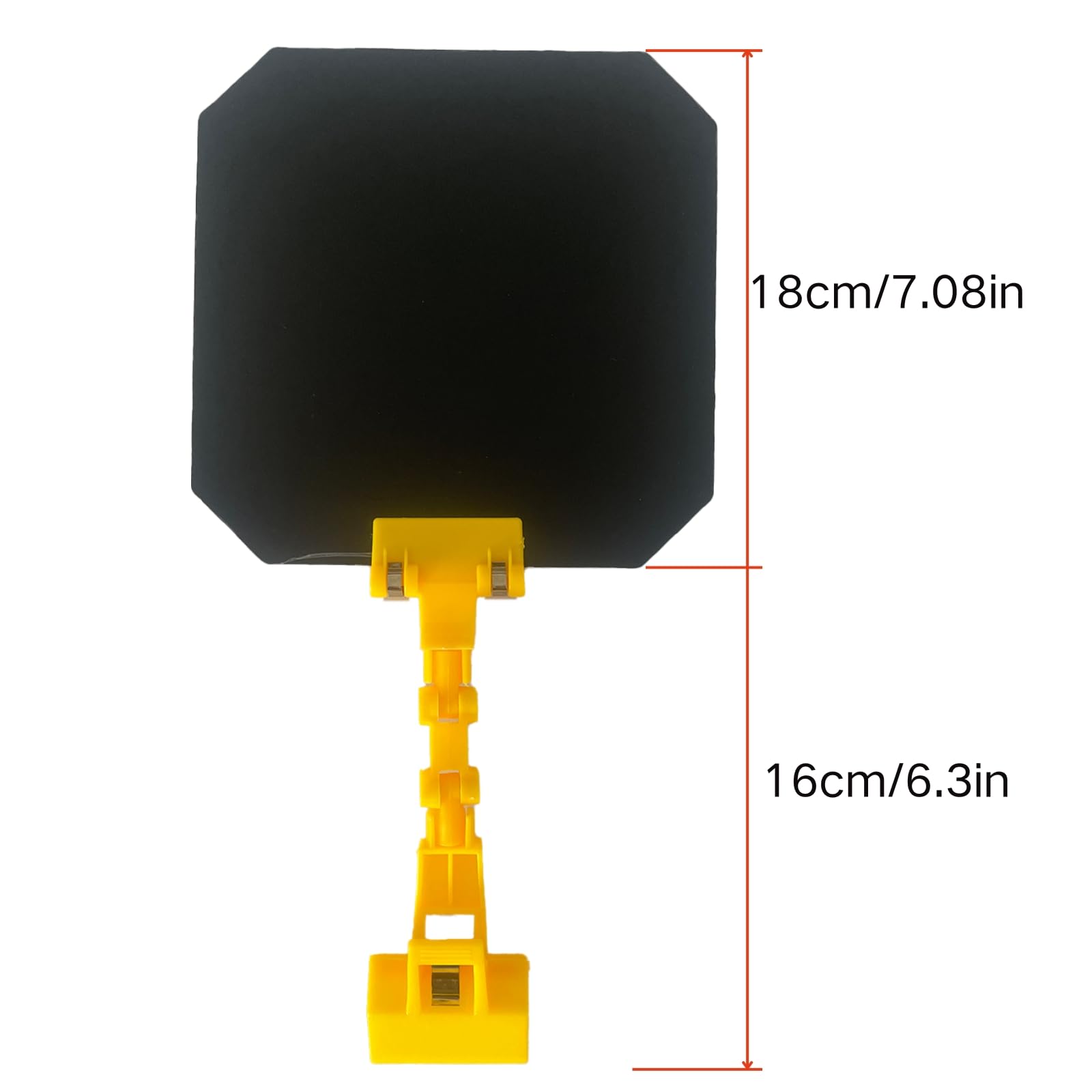 Portable Welding Shield,Welding Blackout Panel 7X13In,360°Adjustable Clip-On Welding Protecter Prevent Sparks and Debris,Yellow