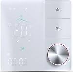 Zerodis Smart Thermostat for Floor Heating Thermostat Wireless Internet AI Smart Learning APP Control Programmable with LED Touch (White)
