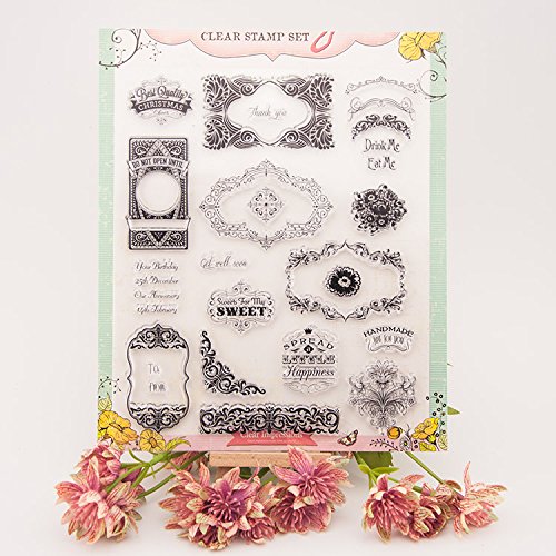 Buy Generic scrapbook DIY vintage frame 19.5 x23.5 cm carimbo ACRYLIC