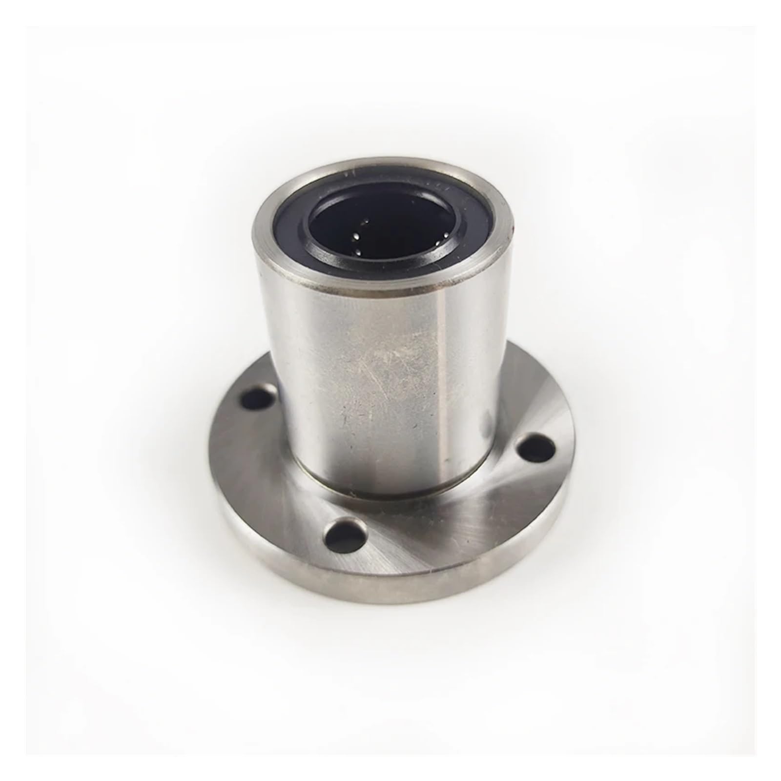 QAZYUIENW 1 Piece LMF30UU LMK30UU LMH30UU 30X45X64MM Oval Flange Bushing Router Shaft Linear Bearing for 3D Printer Parts Rod(LMF30UU)