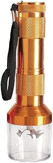Lampe de poche en forme d'herbe fumée de tabac Spice Crusher en alliage d'aluminium électrique Grinder Mill sans batterie (Gold) Manuel Outils en plein air