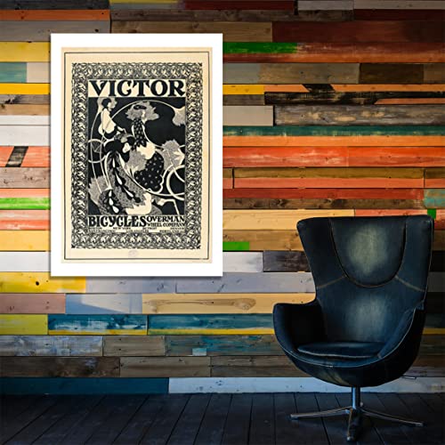 Póster de Victor Bicycles por William Henry Bradley, Spiffing Prints mediano sin marco 6