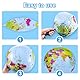 WeddHuis 1 Pcs 16 Zoll Erde Globus Weltkugel aufblasbar Geographie Weltkarte Wasserball aufblasbar für Garten Strand Pool Wissenschaft Geographie Bildung