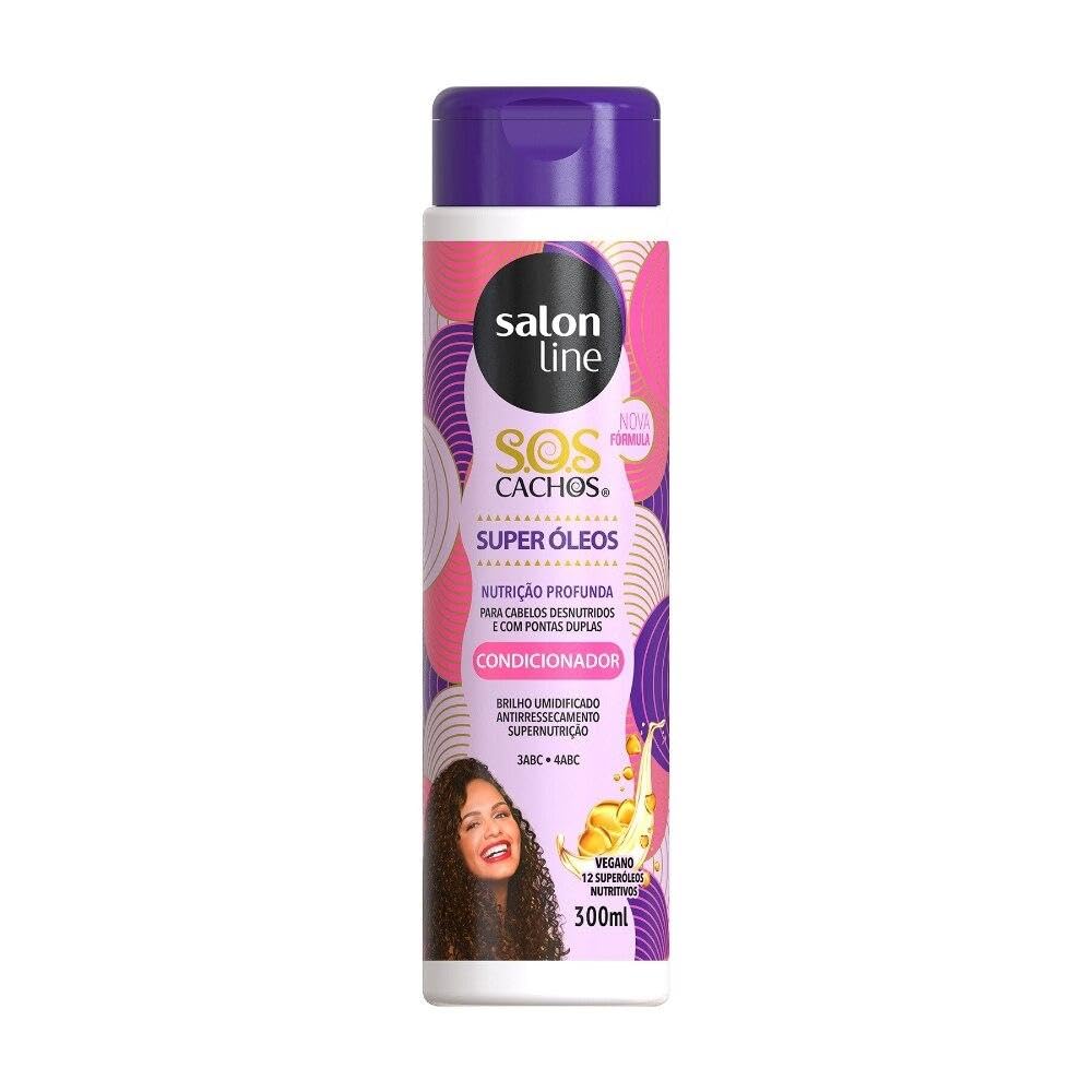 Linha SOS Cachos (Super Oleos) - Condicionador 300 Ml - (SOS Curls (Super Oils) - Conditioner 10.14 Fl Oz)