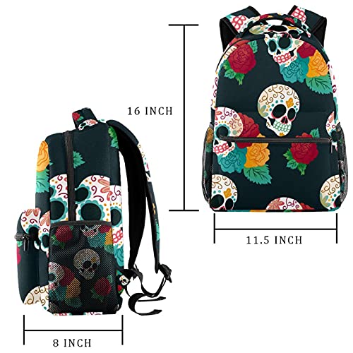 Sac à dos décontracté durable étudiants avec imprimé fleurs