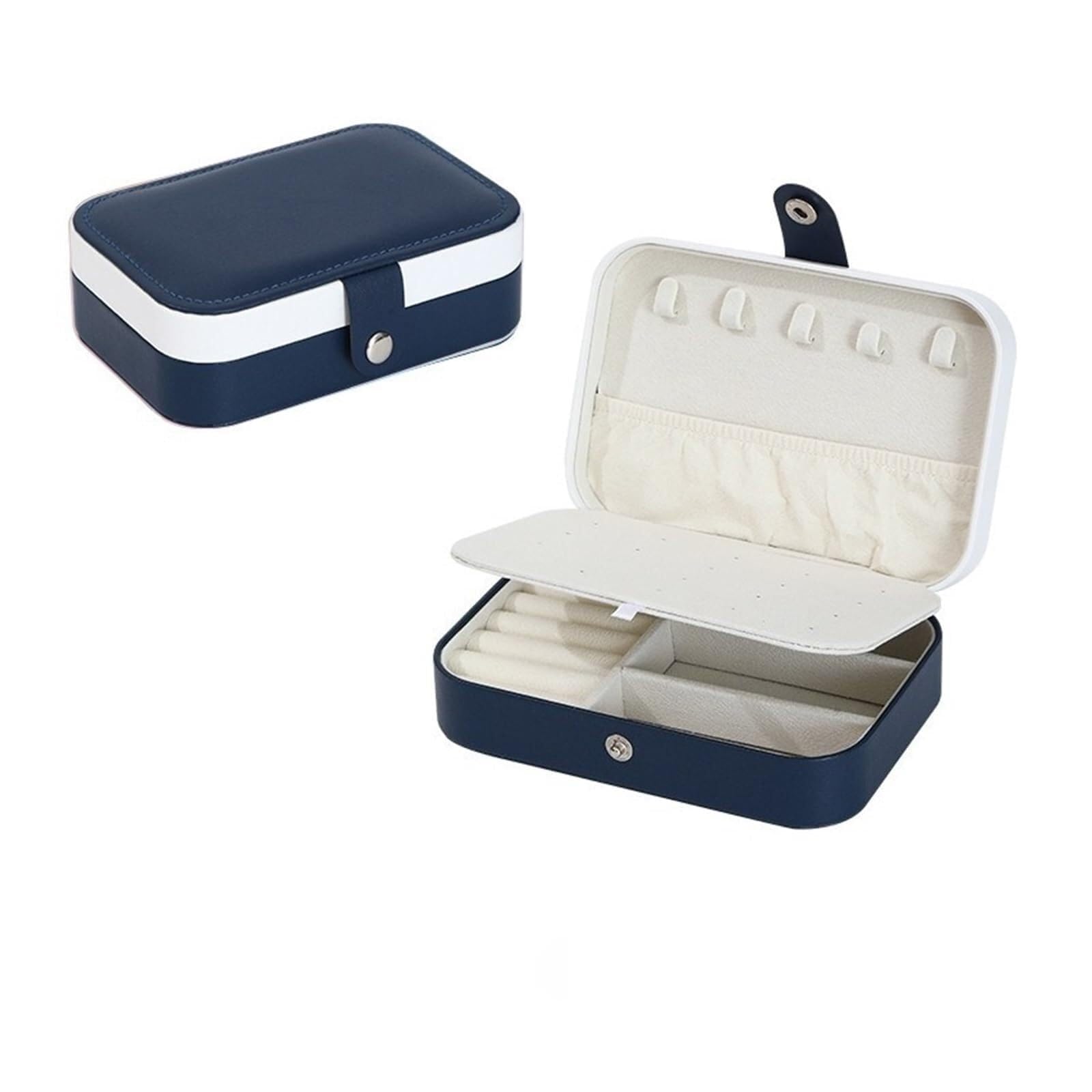 ZHAOQIN Jewellery Box Medium Jewelry Storage Box Simple Double-layer Exquisite Necklace Ring Packaging(Multi)