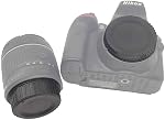Capuchon avant du corps et couvercle arrière de la lentille pour Nikon D7500 D7200 D7100 D7000 D5600 D5300 D5200 D5100 D3500 D3400 D3300 D3200 D3100 D850 D810 D800 D750 D600 D90 D80 Plus de Nikon F Mount DSLR et lentille