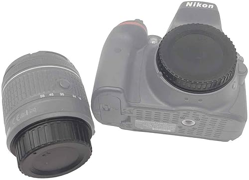 Miniatura 5 de Tapa frontal y tapa trasera de lente para Nikon D7500 D7200 D7100 D7000 D5600 D5300 D5200 D5100 D3500 D3400 D3300 D3200 D3100 D850 D810 D800 D750