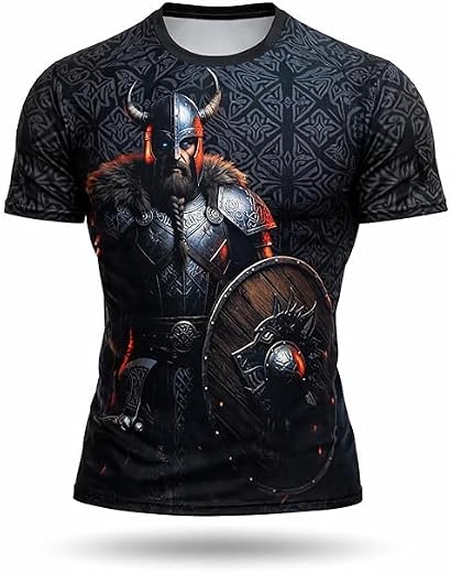 DRAKEN Half Sleeve Compression Guard | BJJ Rashguard, BJJ Tshirt, Half Sleeve Skins Performance Fit Compression for MMA, B...