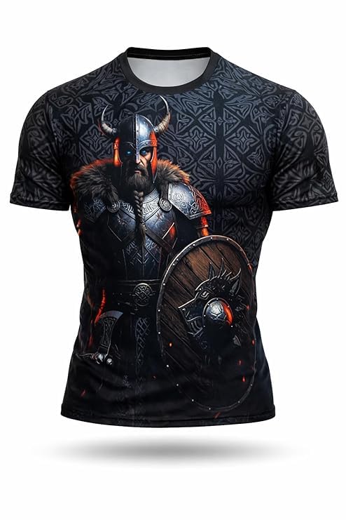 DRAKEN Half Sleeve Compression Guard | BJJ Rashguard, BJJ Tshirt, Half Sleeve Skins Performance Fit Compression for MMA, B...
