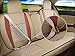 Amooca Car Seat Covers Full Set Automotive Seat Protection Fit for Most Cars SUVs Front & Back Seats Waterproof Nappa Leather Car Seat Cushion Protector Black & Beige