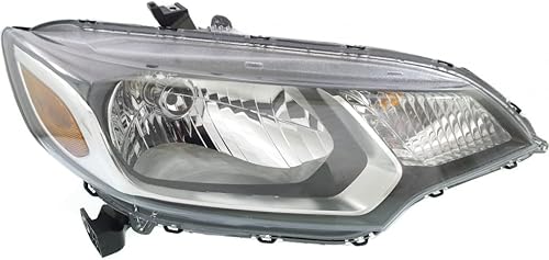 KarParts360 Para Honda Fit 2015 2016 2017 Conjunto de faros delanteros (derecha) lado con bombillas para HO2503160